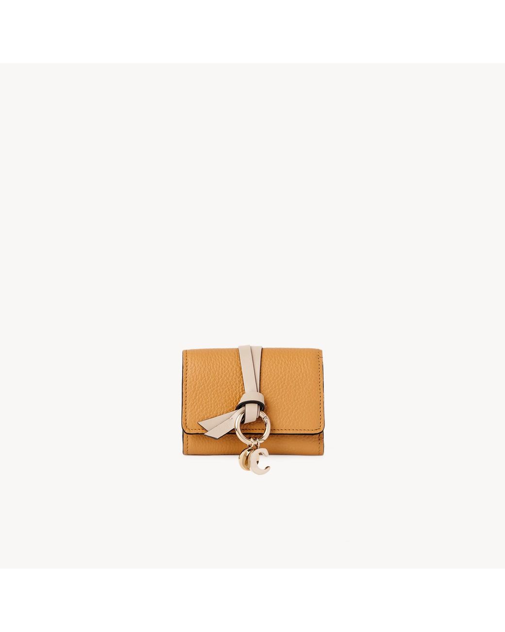 Chloé Metallic Mini Alphabet Tri-Fold