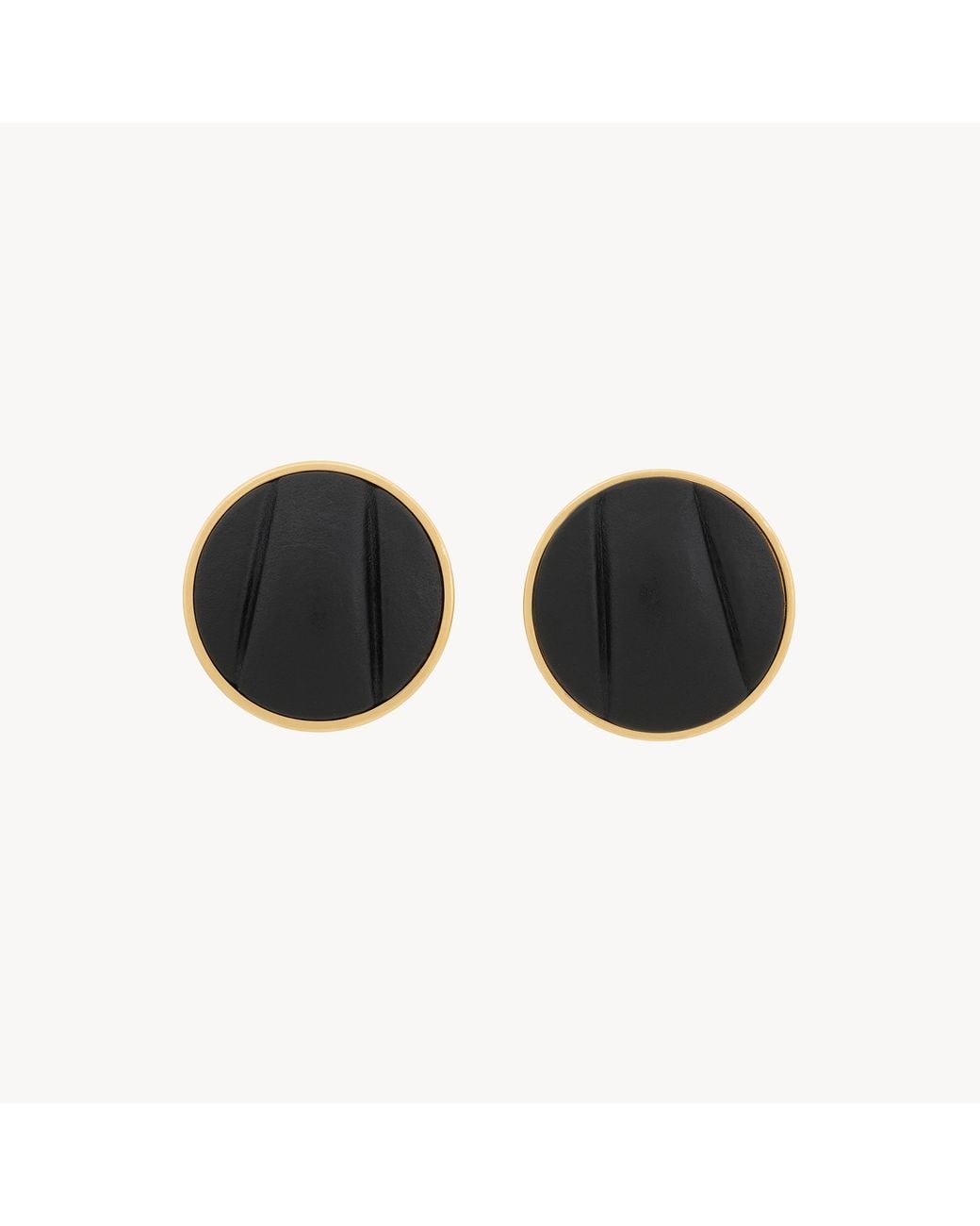 Chloé Black The Pleats Earrings