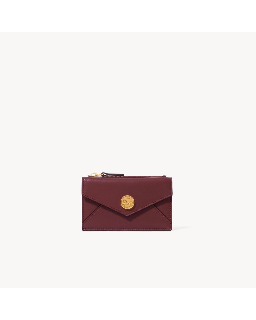 Chloé Purple Small Envelope Purse With Card Slots