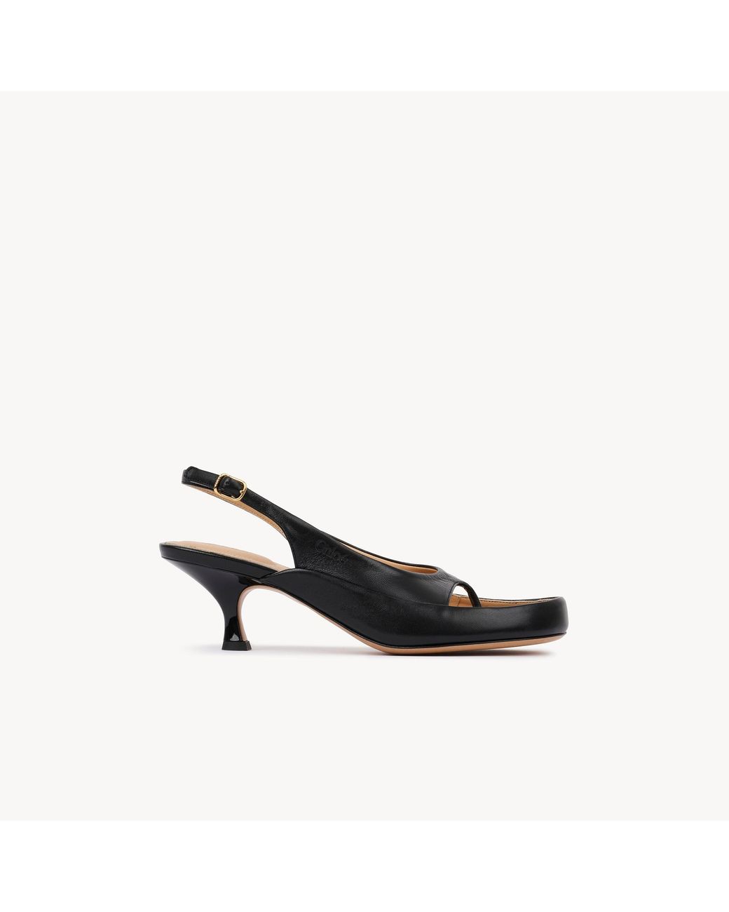 Chloé Black Junie Heeled Sandal