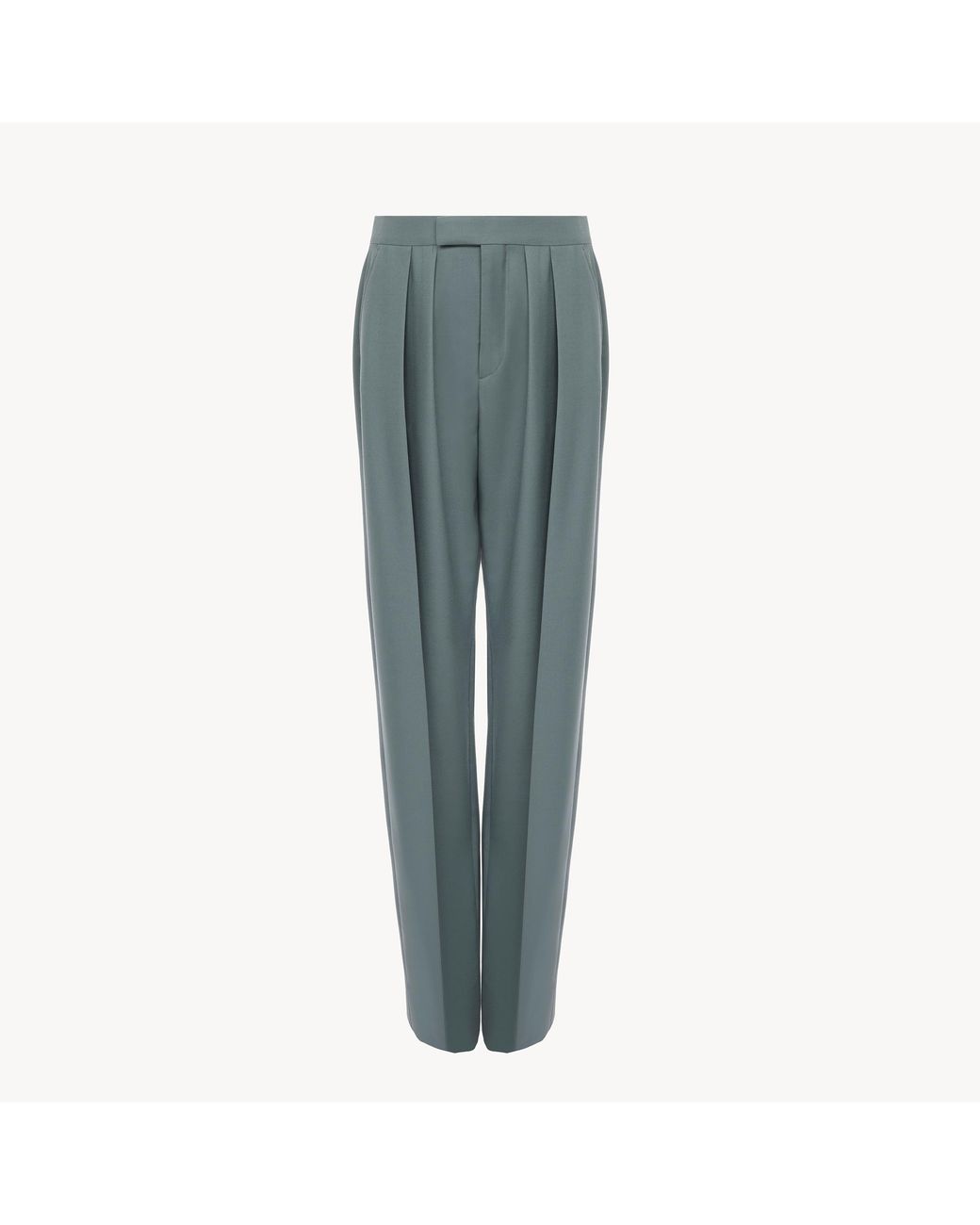 Chloé Gray Tailored Cigarette Trousers