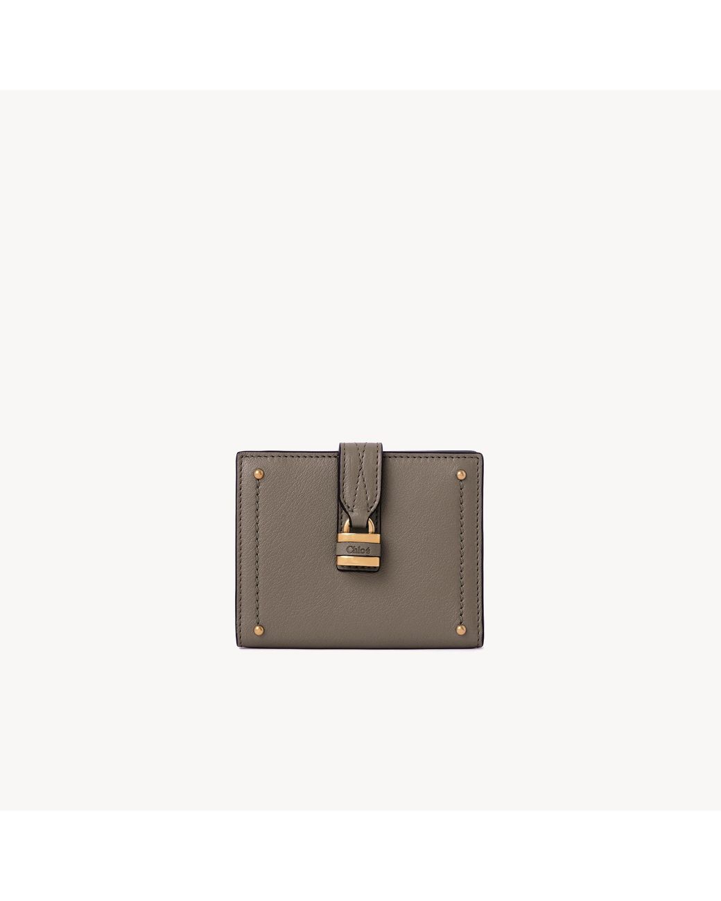 Chloé Gray Paddington Square Wallet