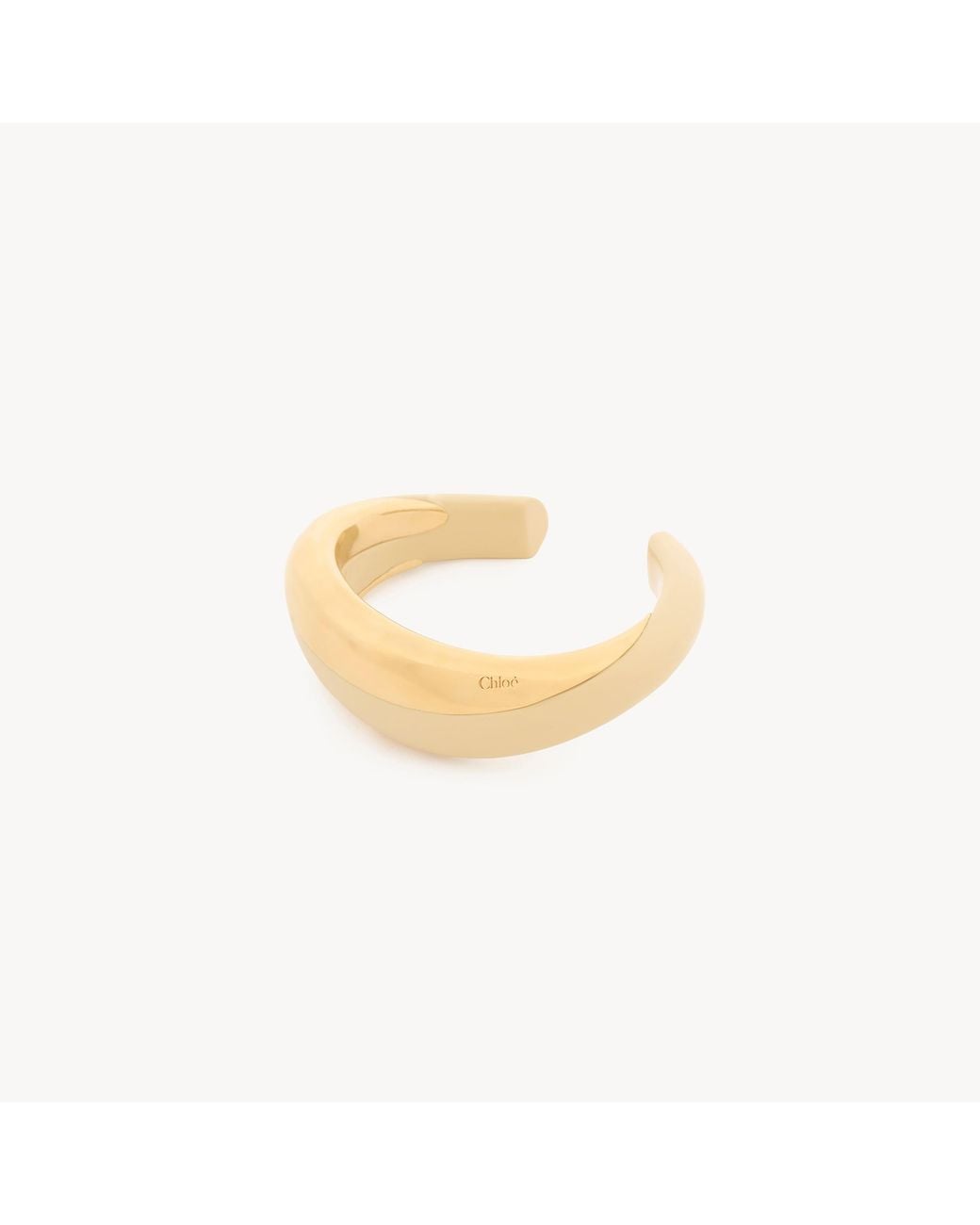 Manchette Glaze Chloé en coloris Metallic