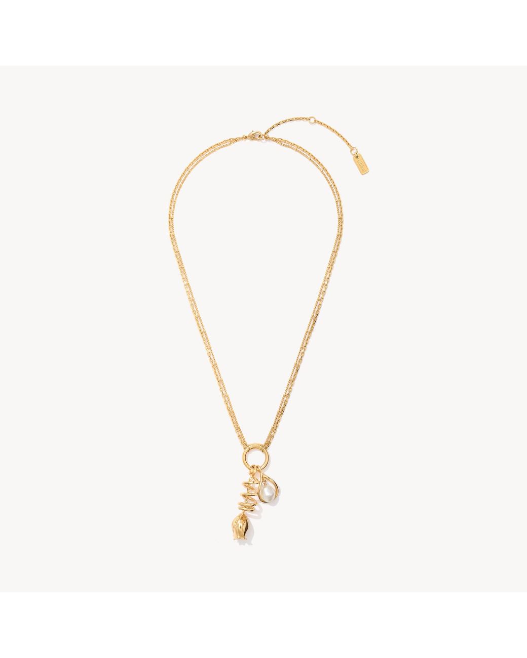 Collier Tulip Chloé en coloris Metallic