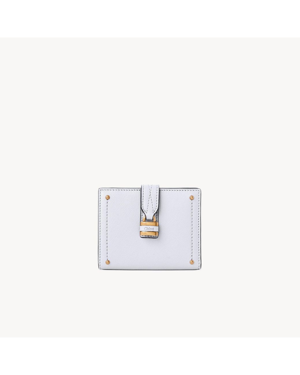 Chloé White Paddington Square Wallet