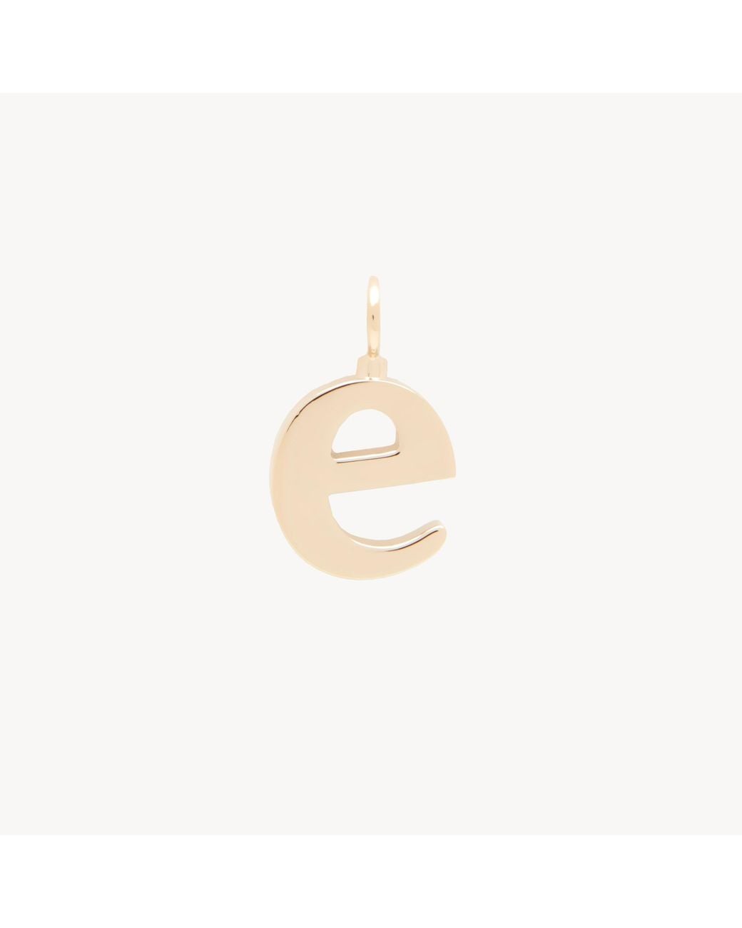 Chloé White Alphabet Letter E Charm
