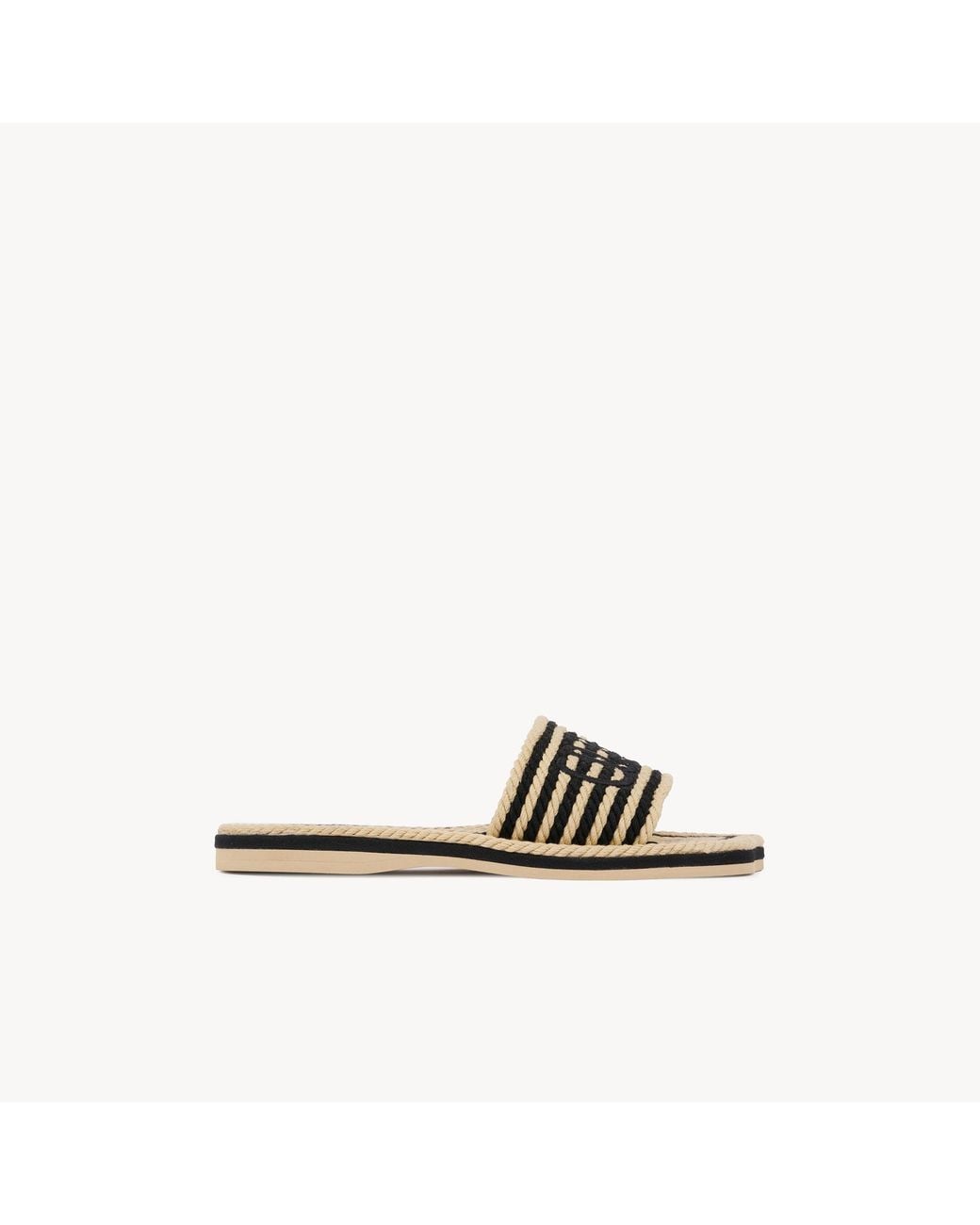 Chloé White Sand Slide