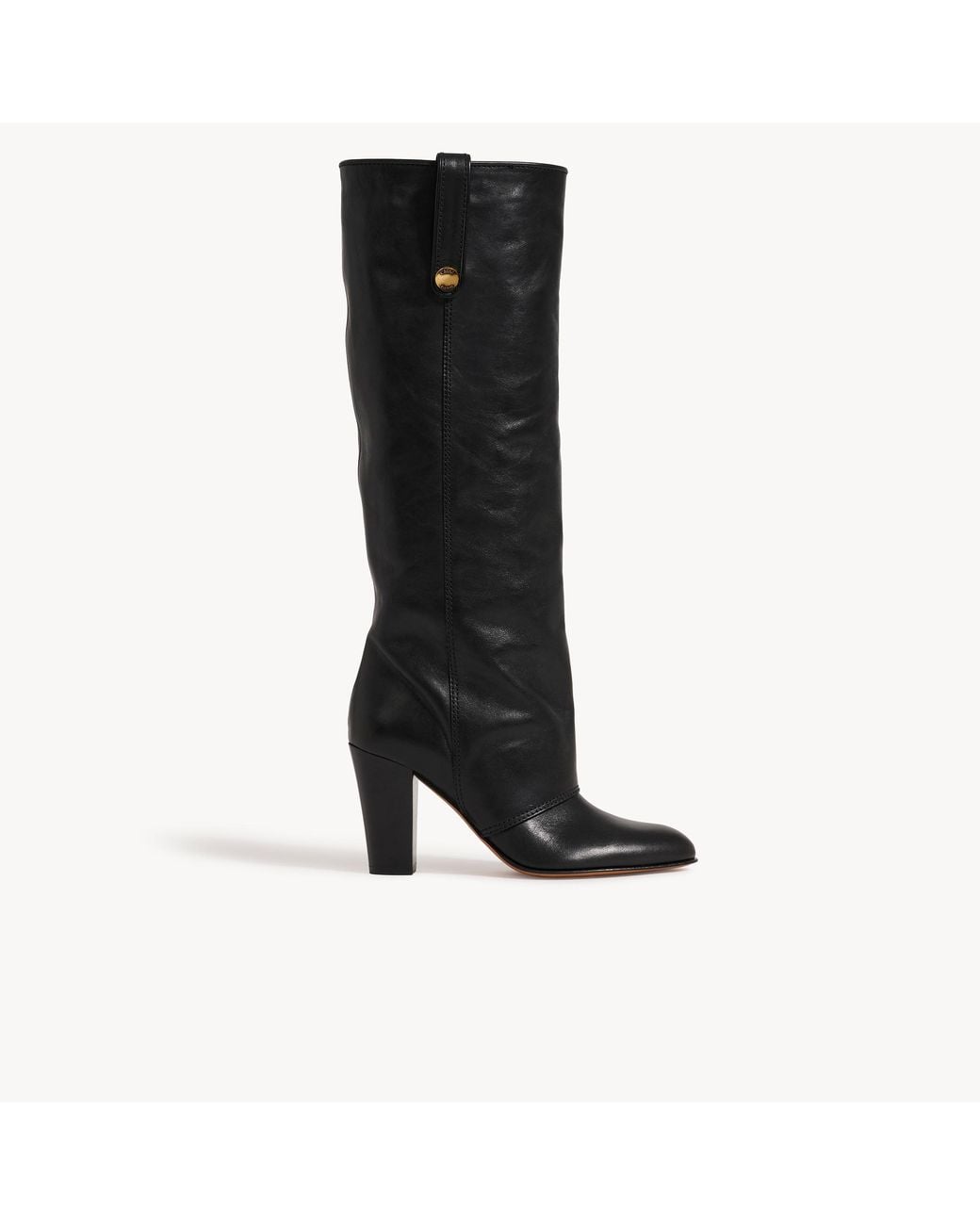 Chloé Black Anouk Heeled Boot