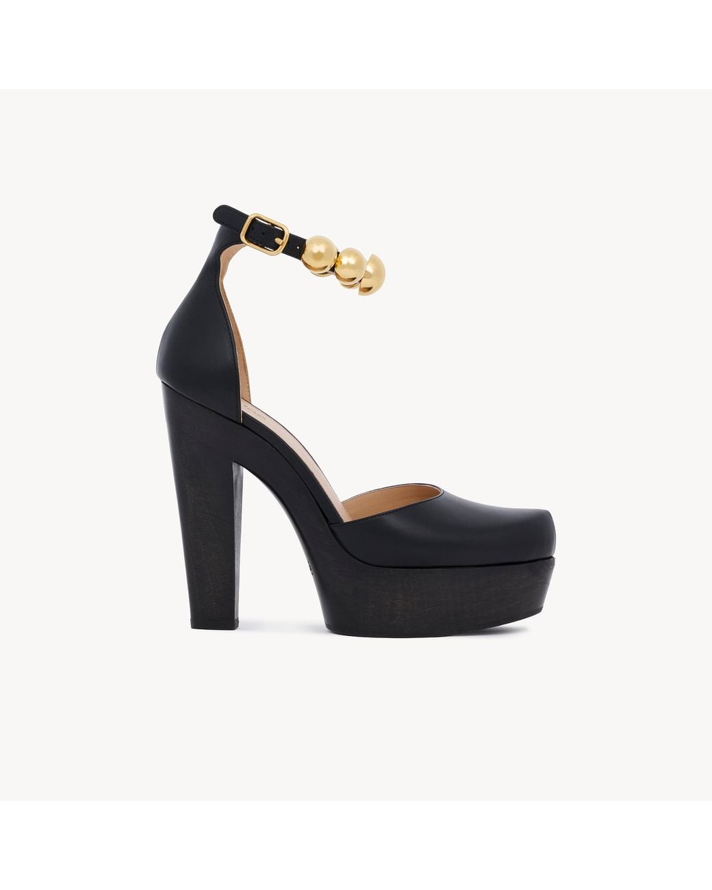 Chloé Blue Lola Platform Pump