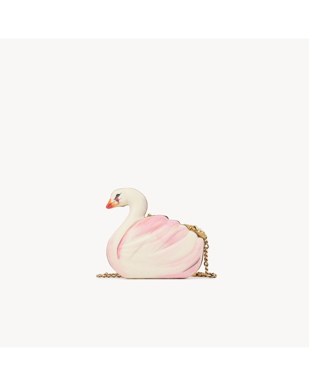 Chloé Pink Tropicus Swan Minaudière