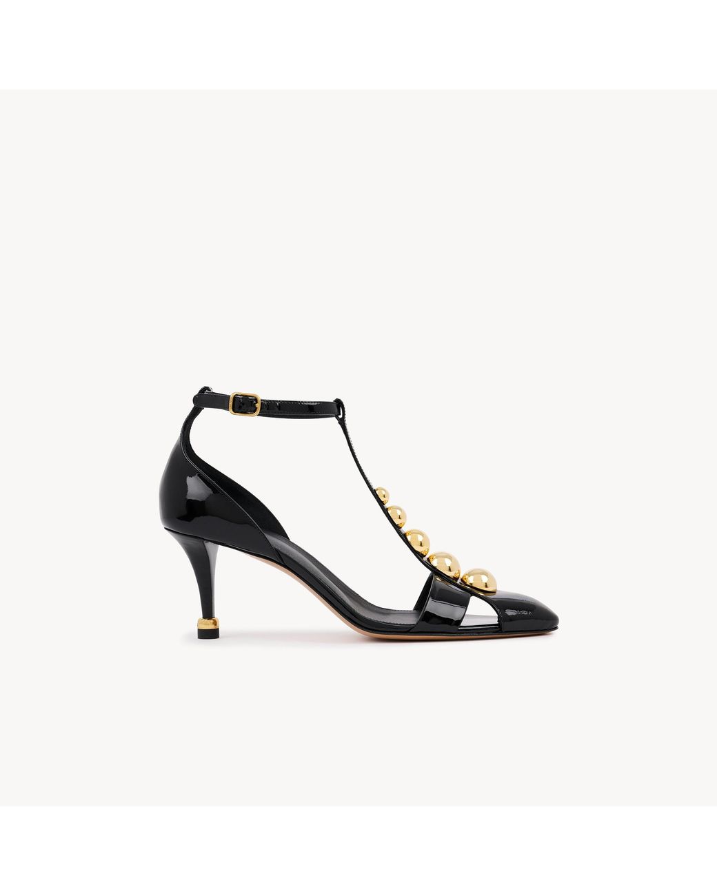Chloé Black Cleia Heeled Sandal