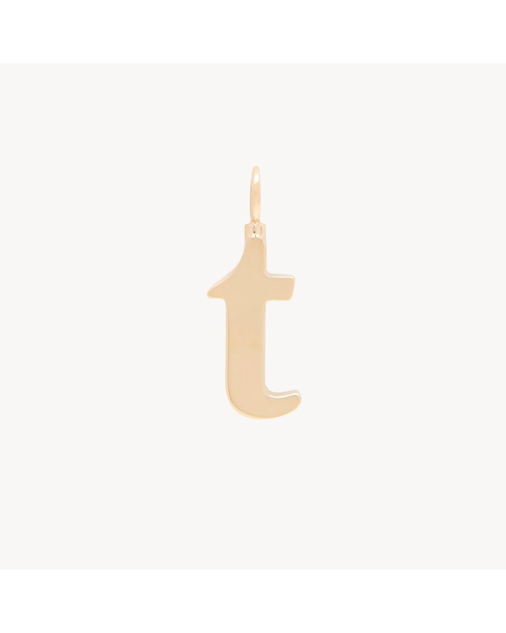 Chloé White Alphabet Letter T Charm