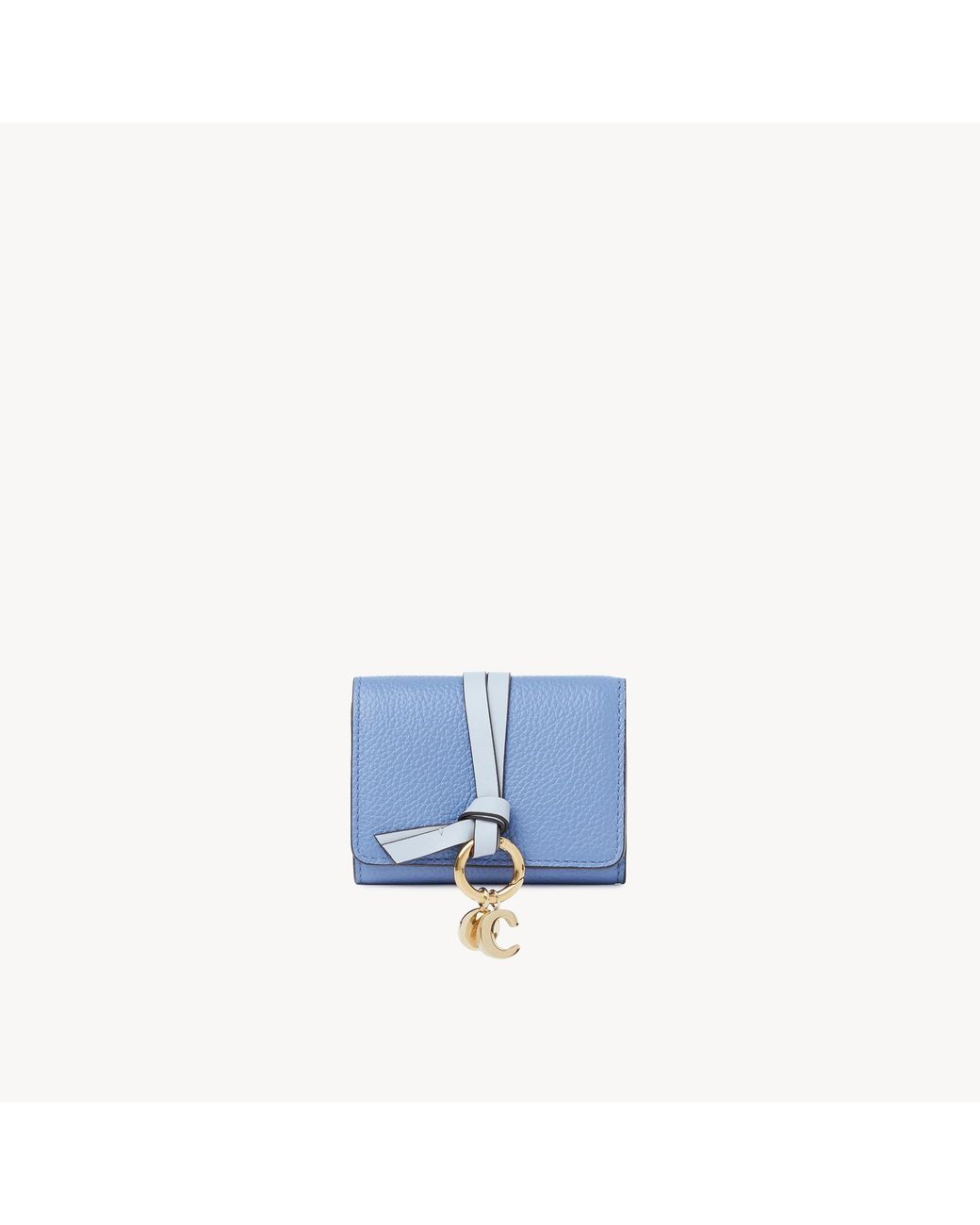 Chloé Blue Mini Alphabet Tri-Fold