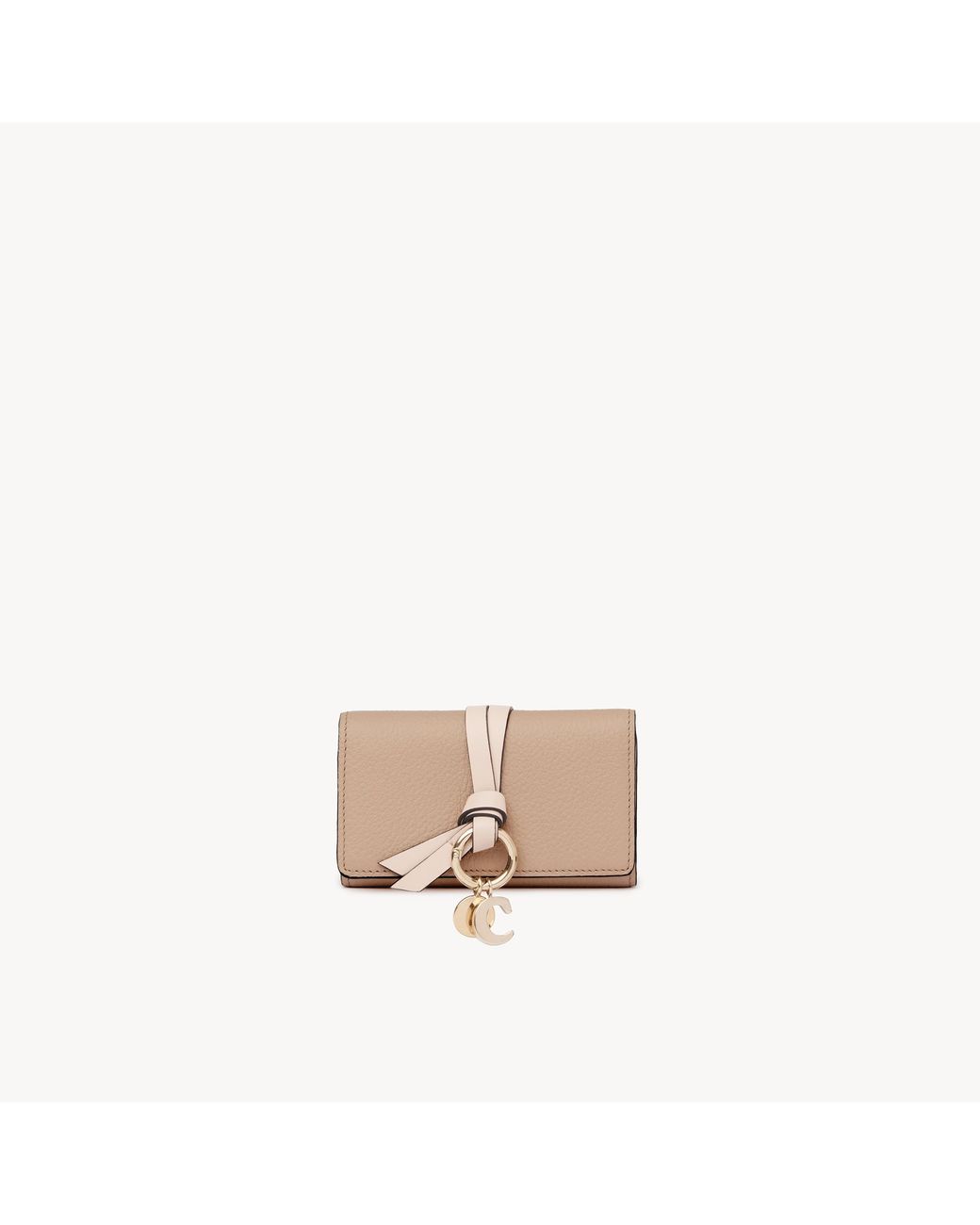 Chloé Natural Alphabet Key Case