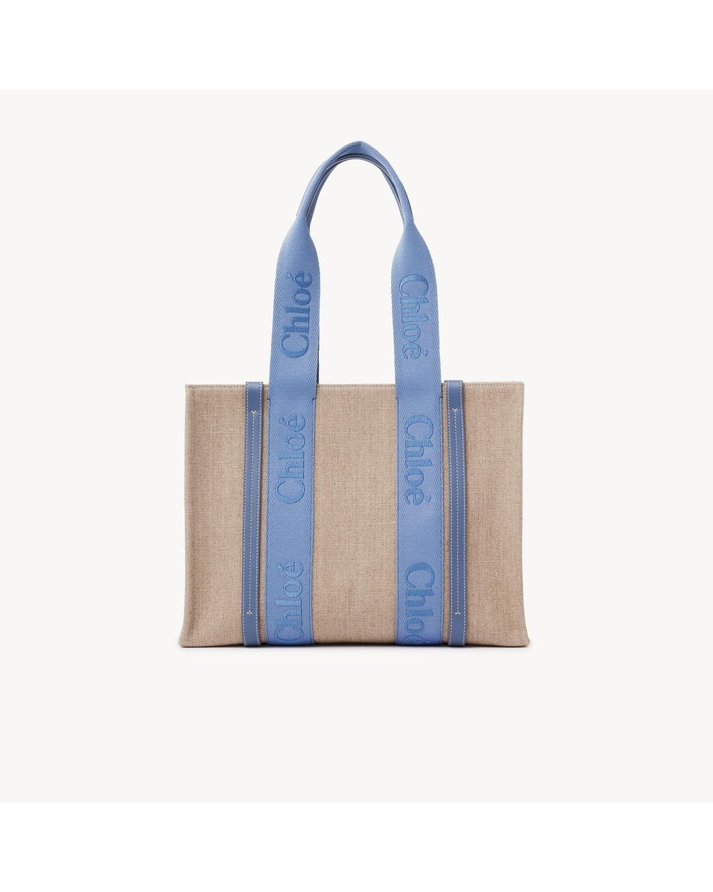 Chloé Blue Woody Tote Bag