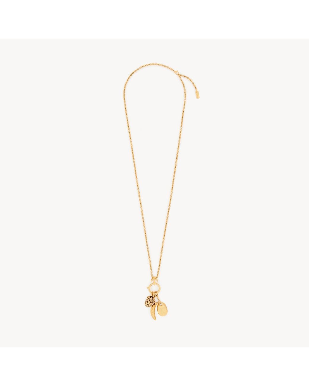 Collier Charms Chloé en coloris Metallic