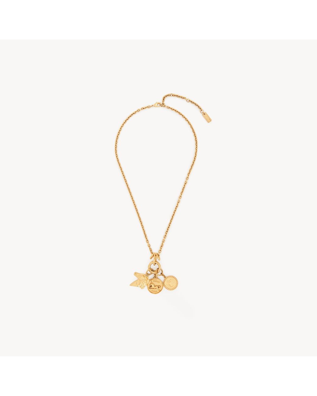 Collier Charms Chloé en coloris Metallic