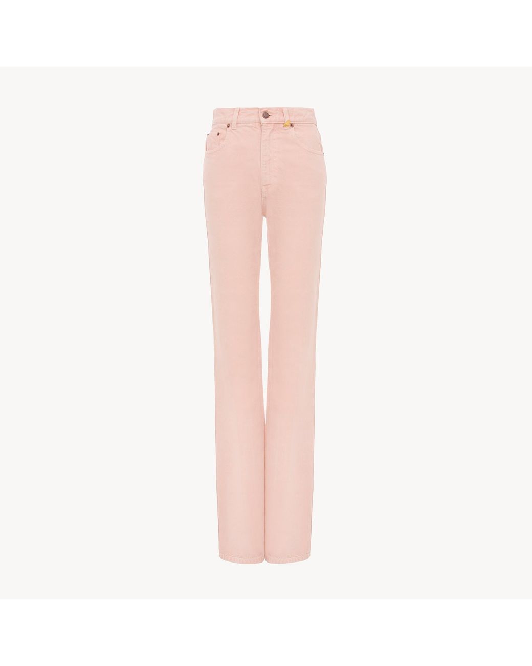 Chloé Pink Straight Denim Jeans