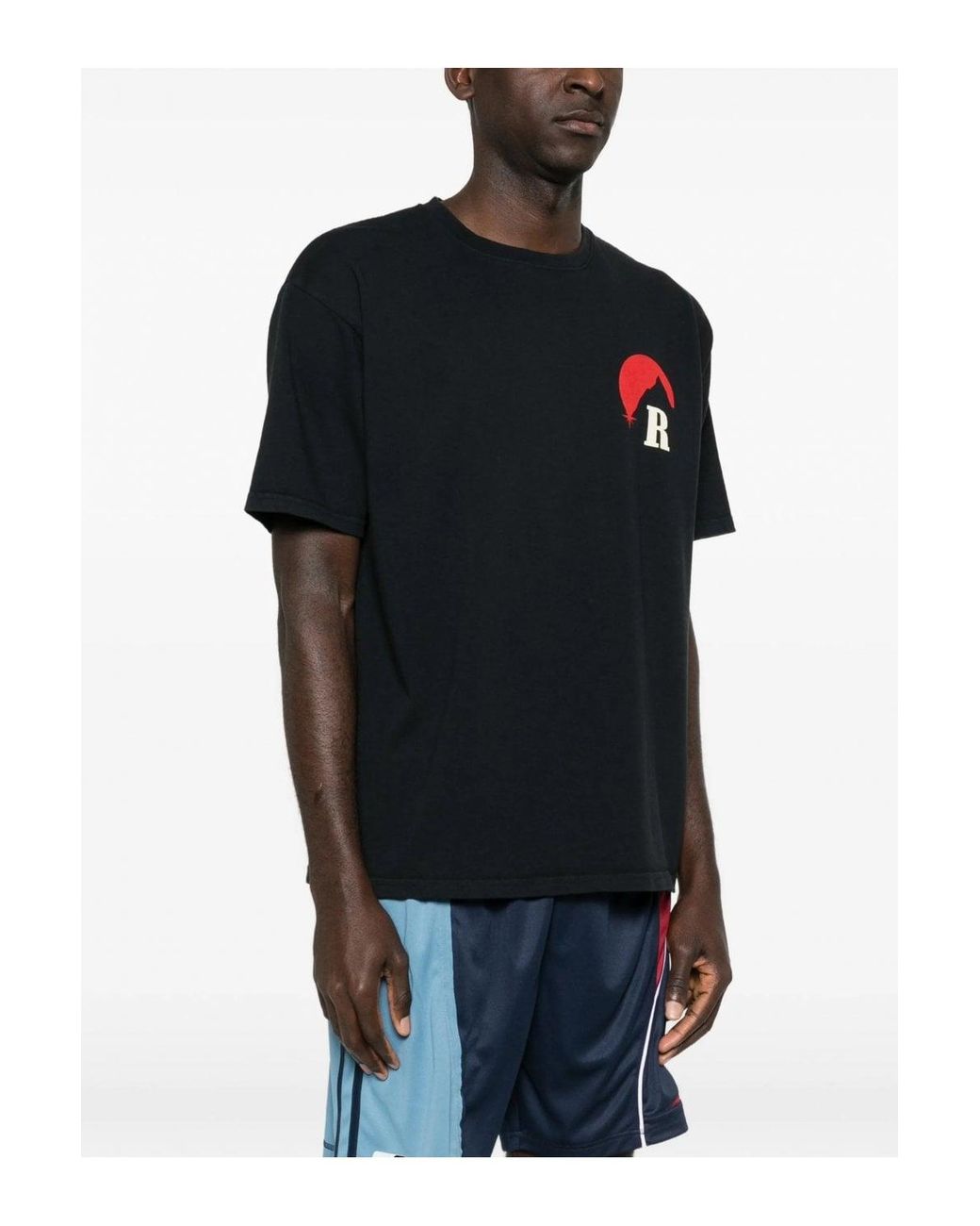 Rhude Black Moonlight Regatta Tee for men