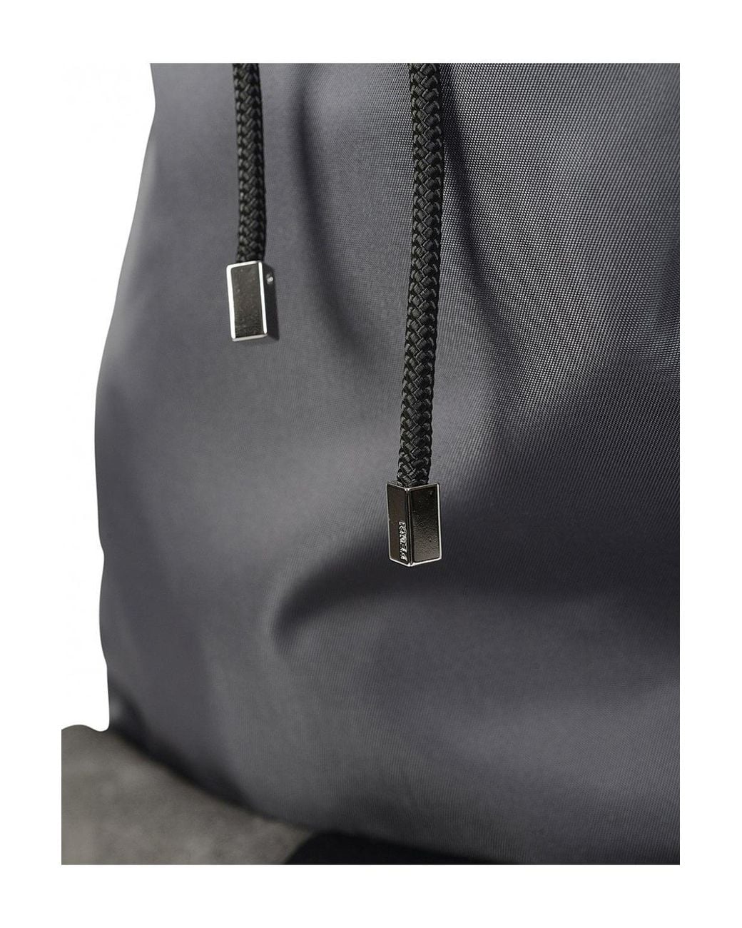 Fendi Gray Ff Backpack Colour: Brown for men