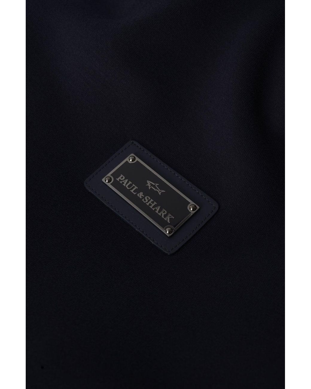 Paul & Shark Blue Xsoft Cotton Knitted Collar Ls Polo for men