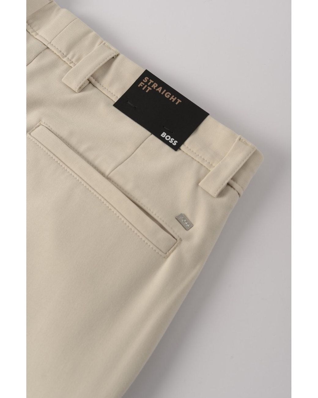 Boss White H Kent Trousers for men