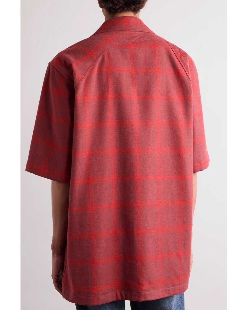 McQueen Red Harness Hawaiian Shirt for men