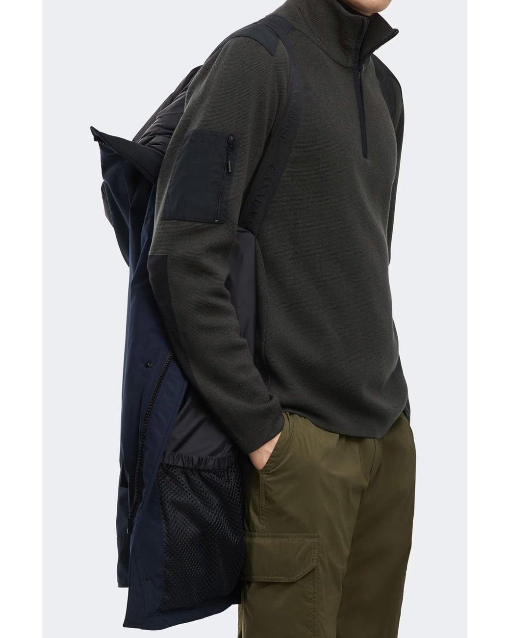 Canada Goose Blue Langford Parka for men