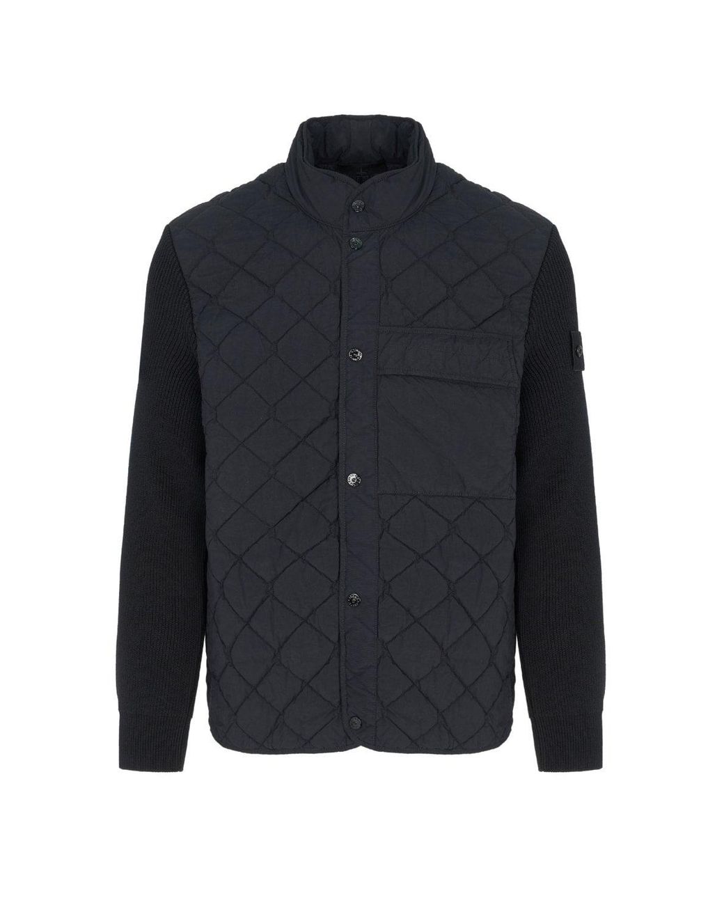 Stone Island Blue Ghost Quilted 4100016 Jacket for men