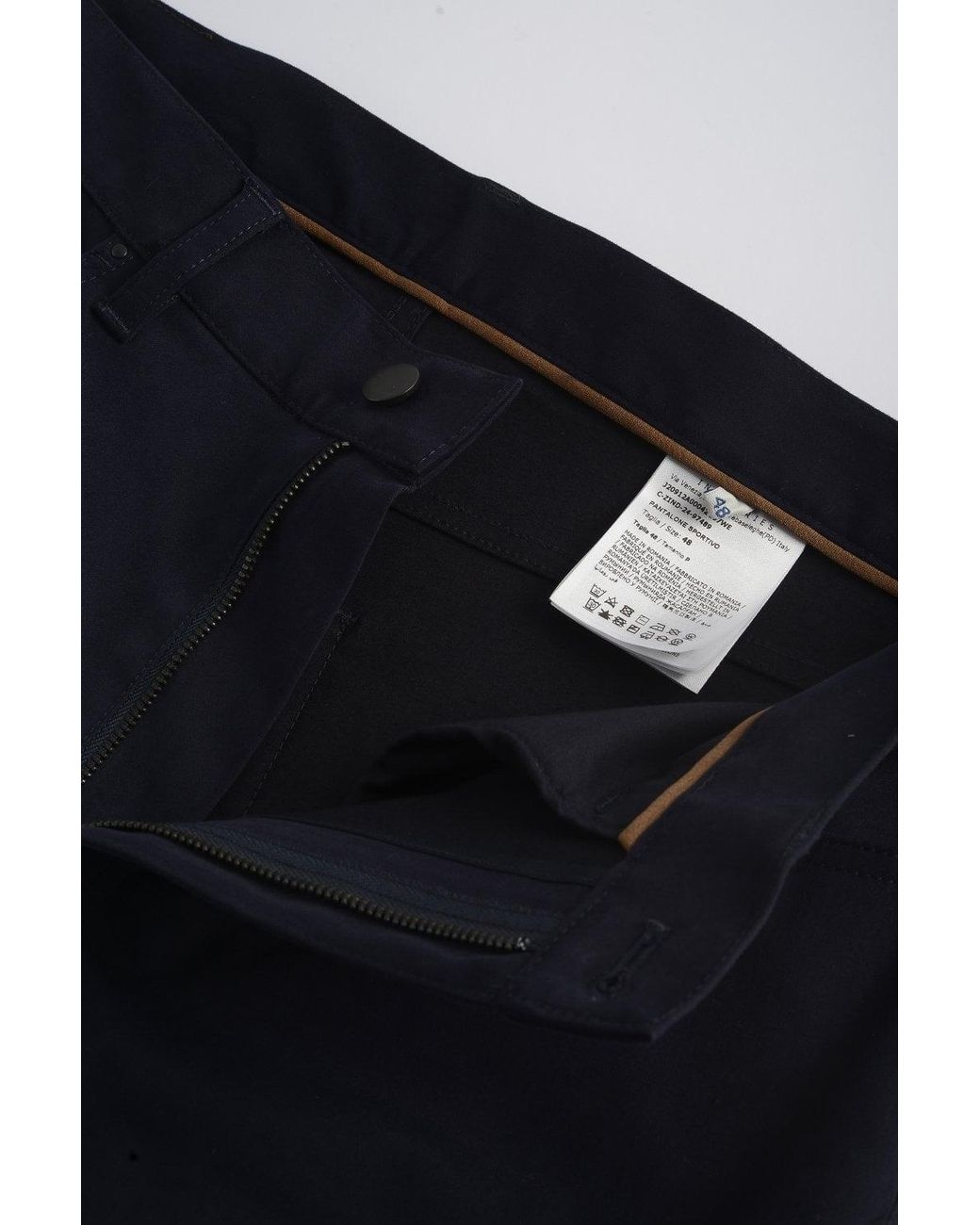 Moncler Blue Cotton Trousers for men