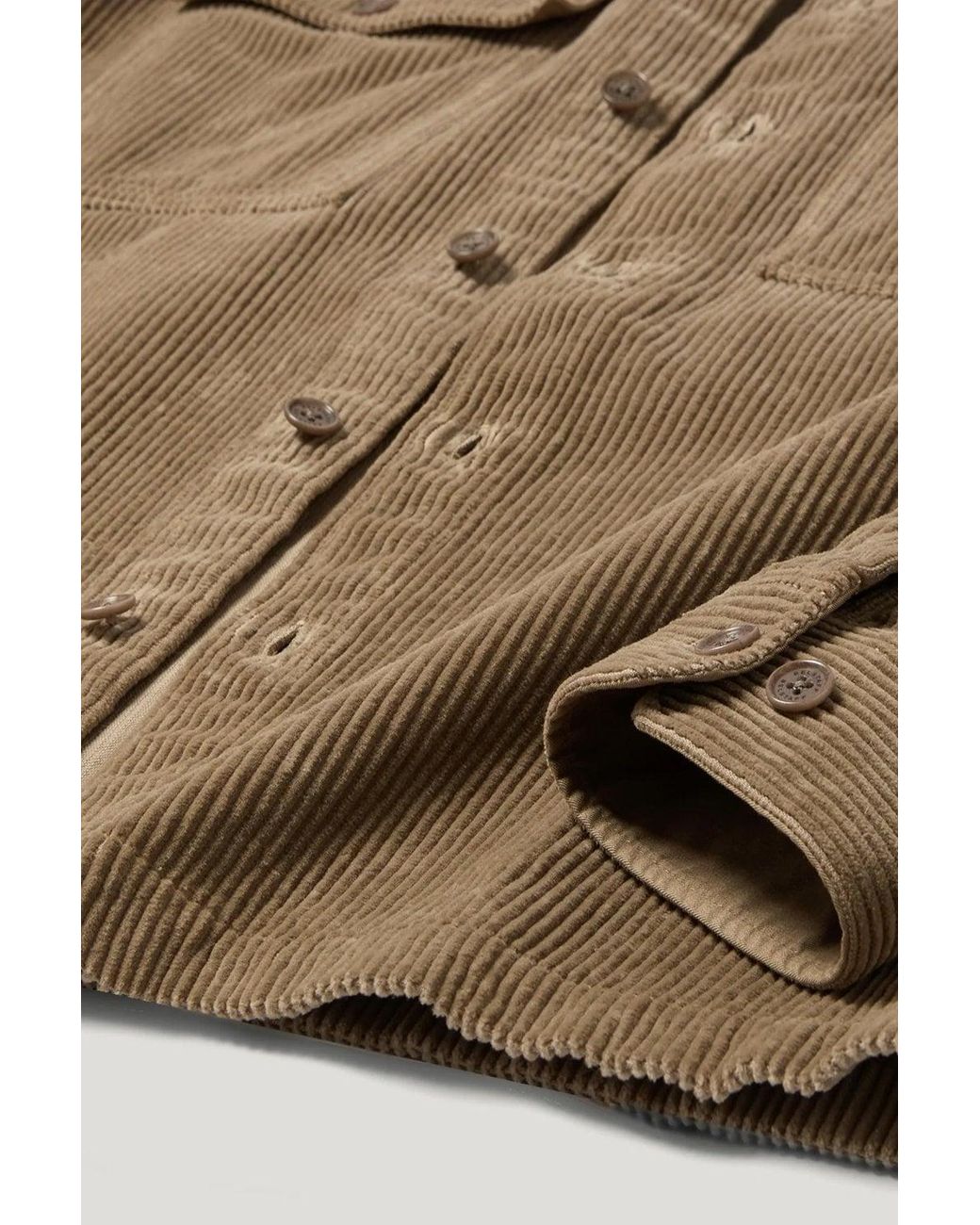 Belstaff Green Ravine Corduroy Overshirt for men