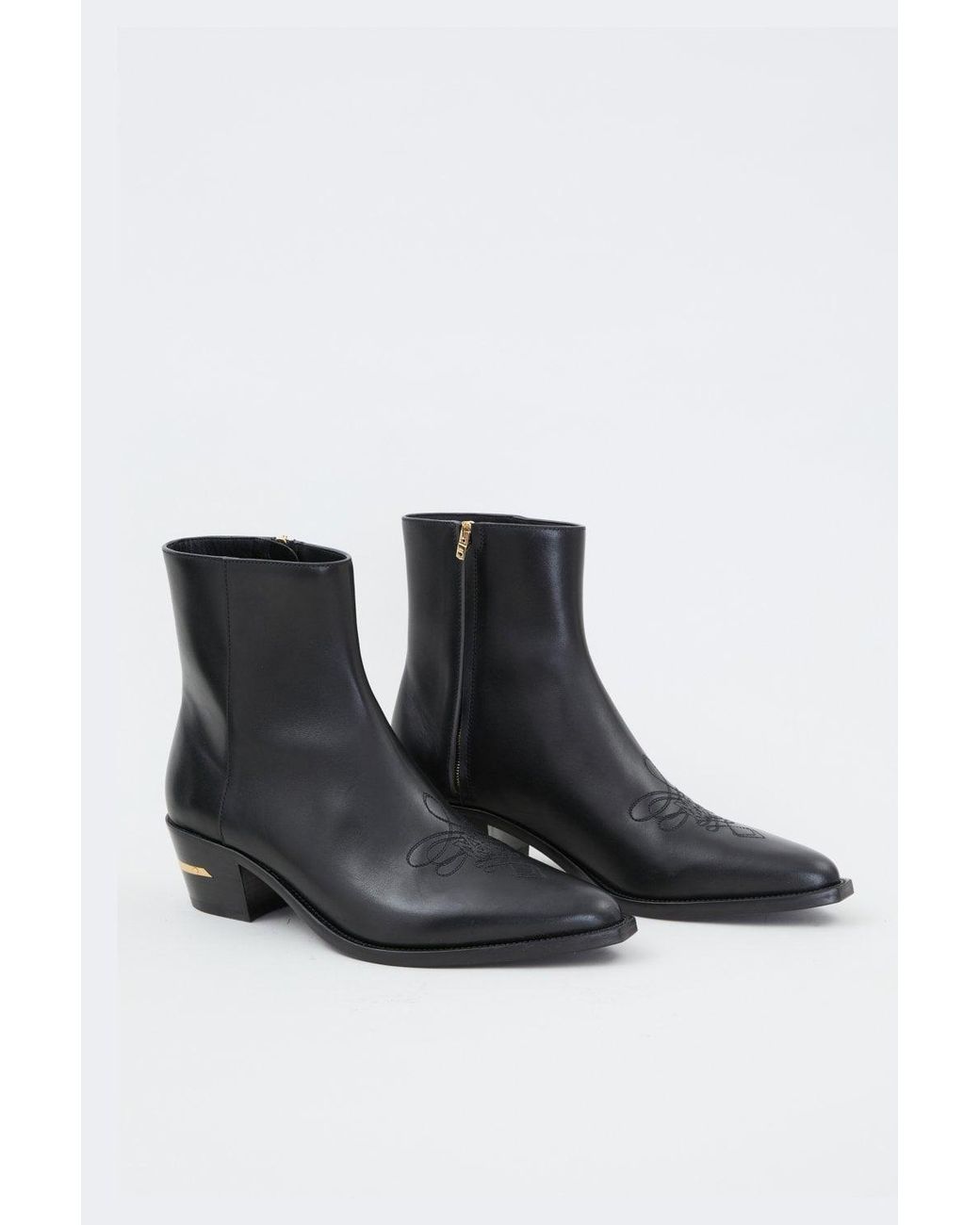 Amiri Black Leather Ma Pointy Boot for men