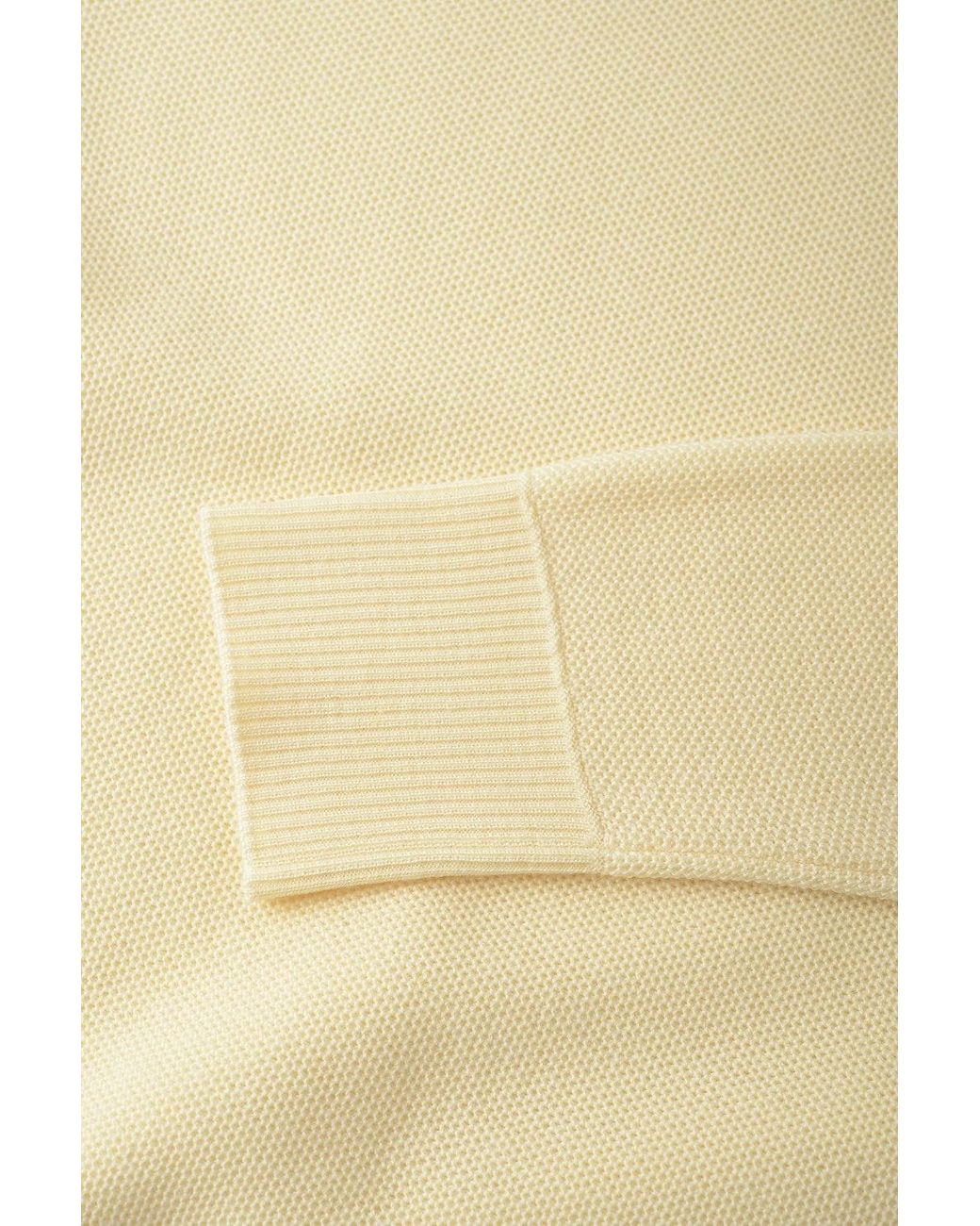 Moncler Natural Tonal Logo Sweater for men