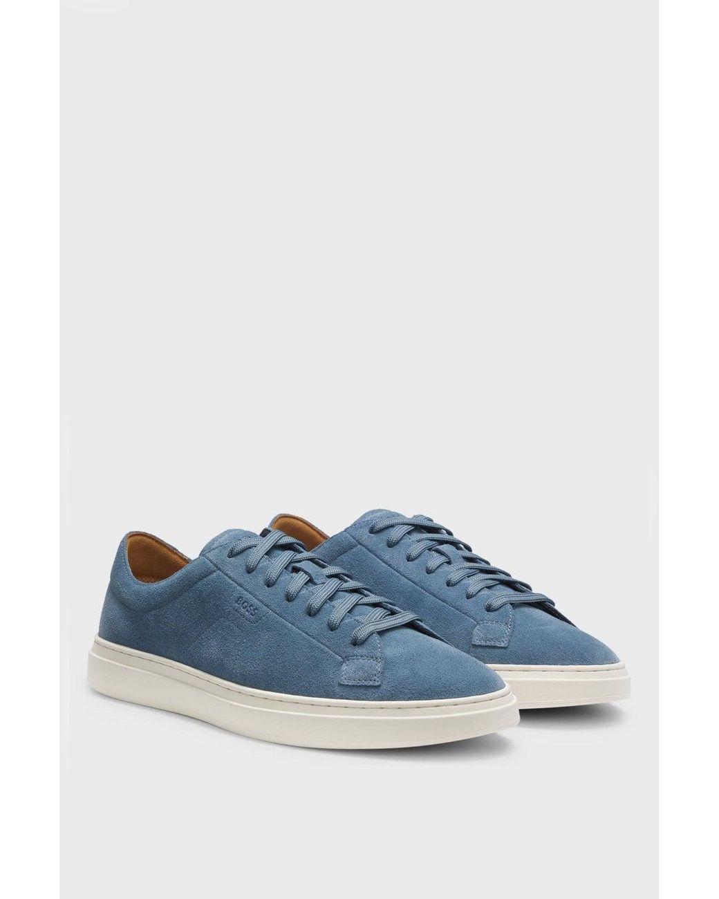Boss Blue Kieran Tenn Sneakers for men