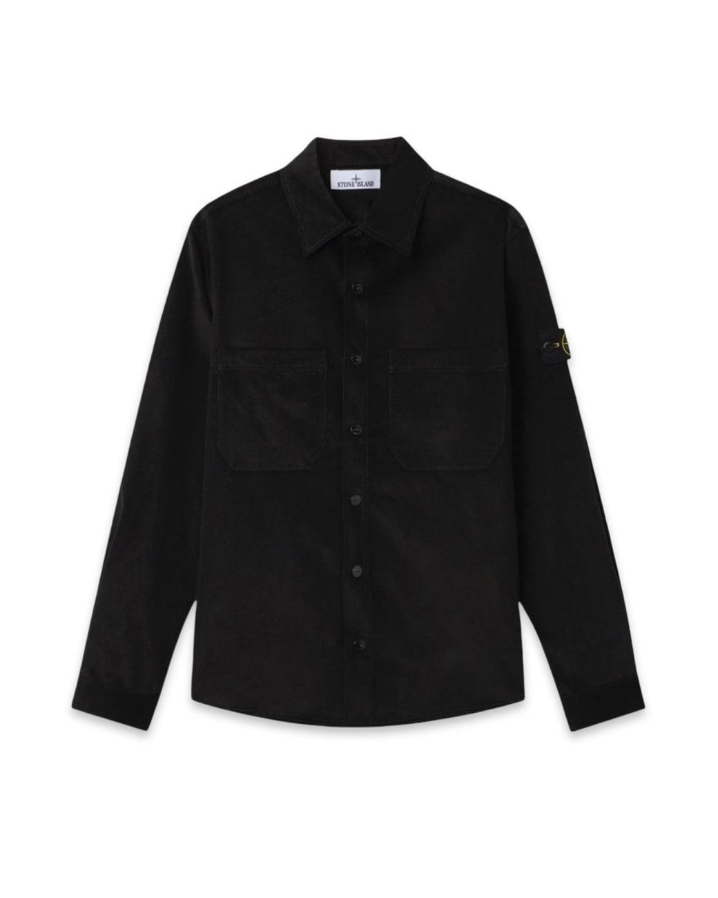 Stone Island Black S01144 Compass Shirt for men