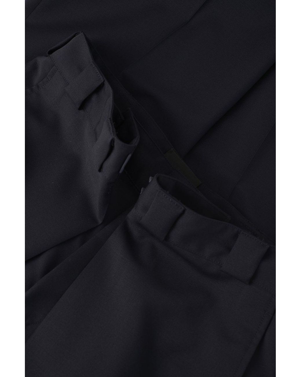 Givenchy Black Mohair Wool Mix Trousers for men