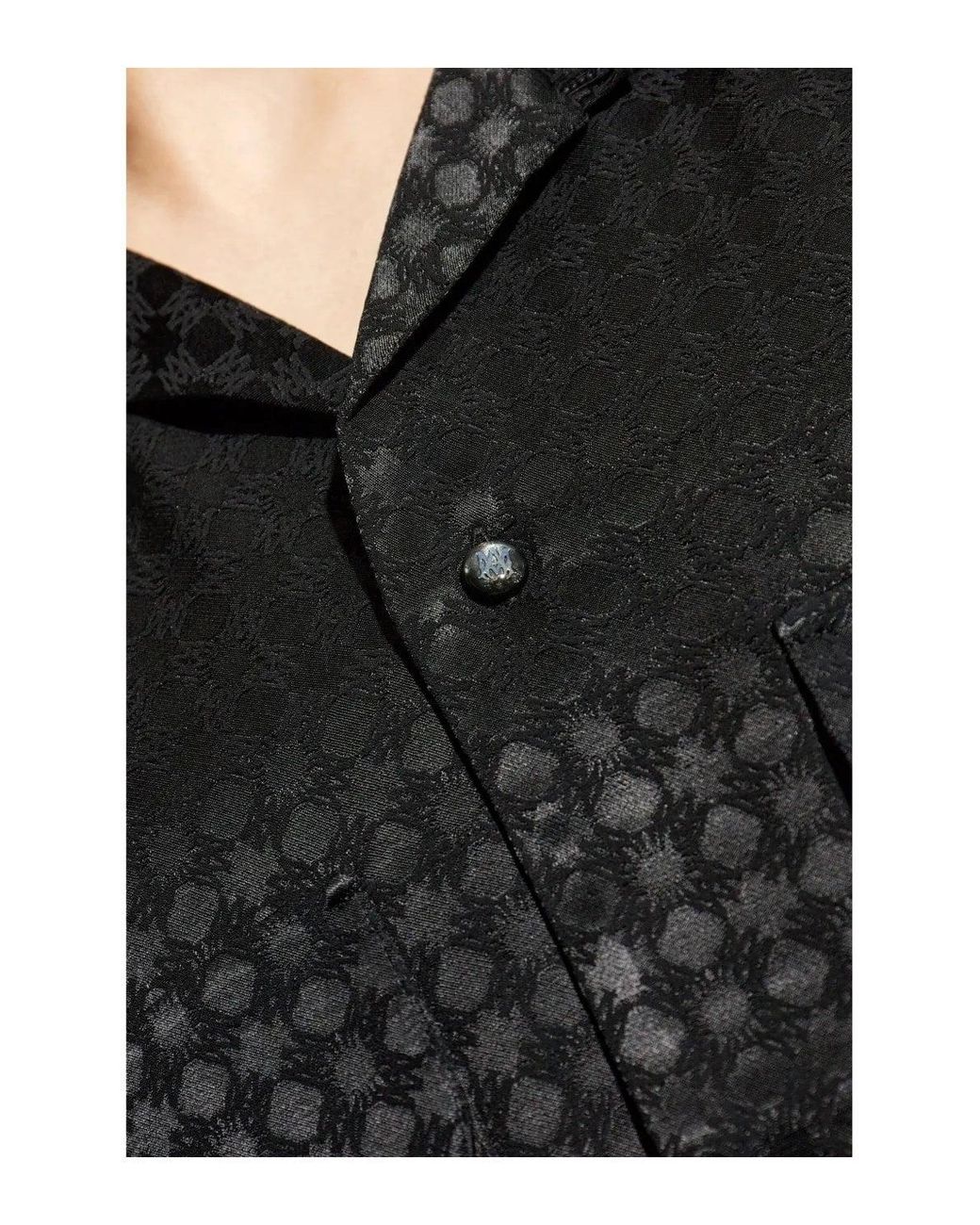 Amiri Black Shirt With Logo for men