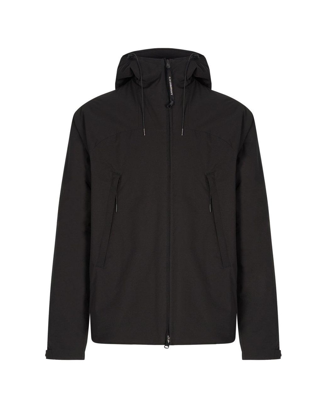 C P Company Black Pro-tek Primaloft Hooded Jacket for men