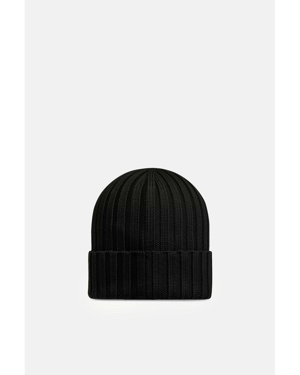 Moncler Black Archive Logo Hat