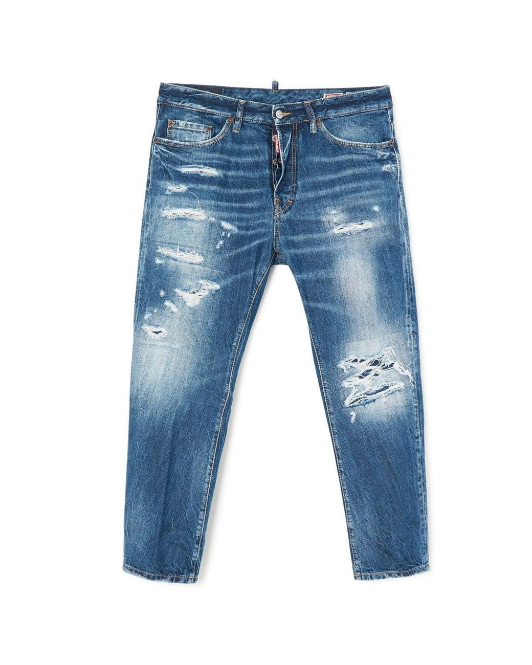 DSquared² Blue Bro Vintage Wash Jeans for men