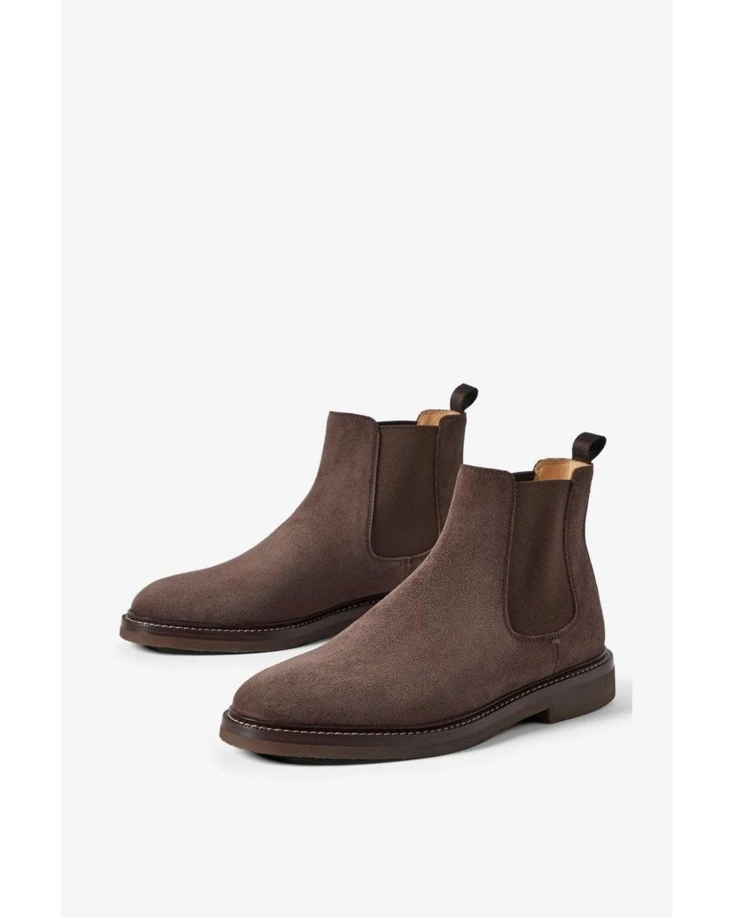 Brunello Cucinelli Brown Suede Ankle Boots for men