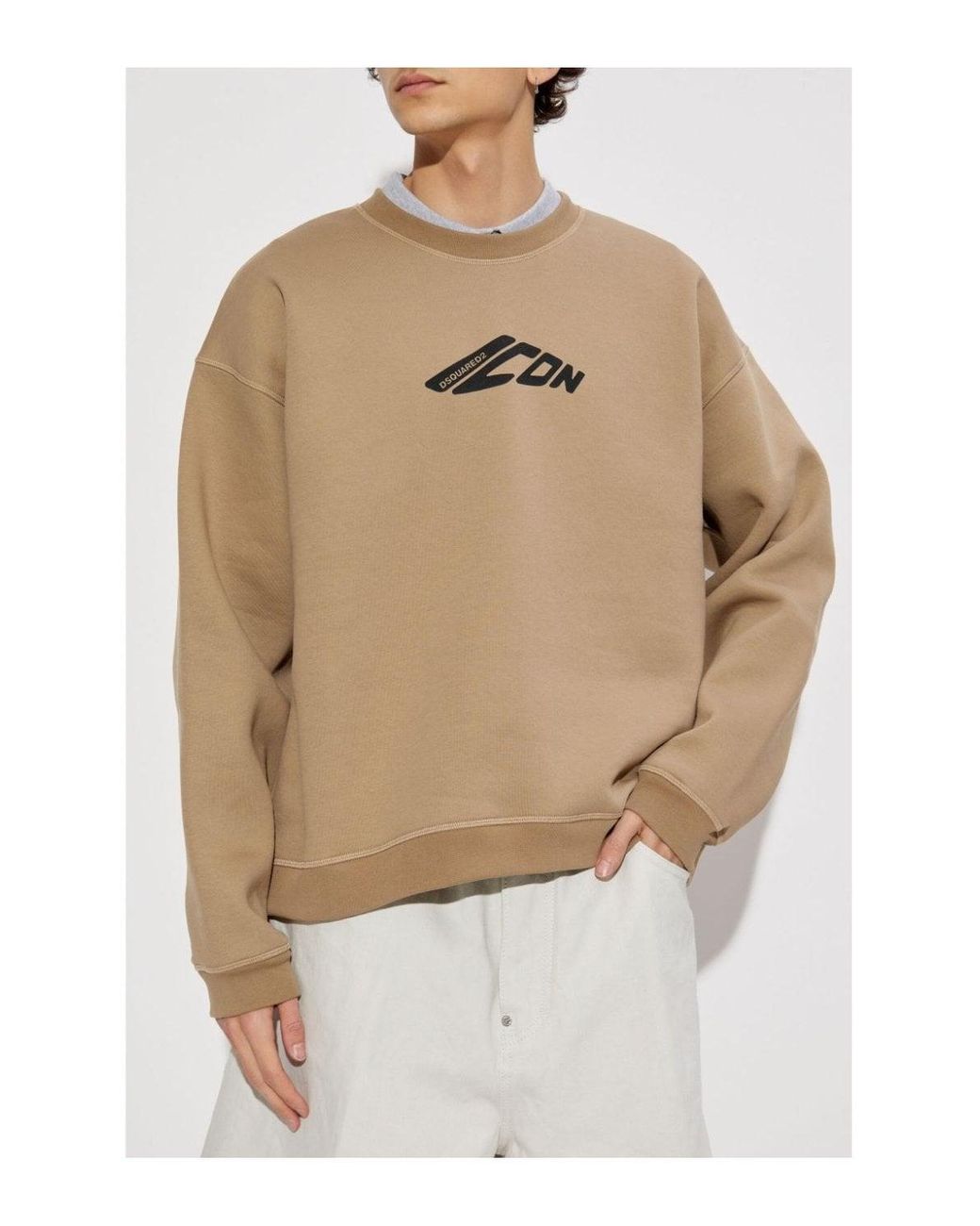 DSquared² Natural Icon Relax Fit Sweatshirt for men