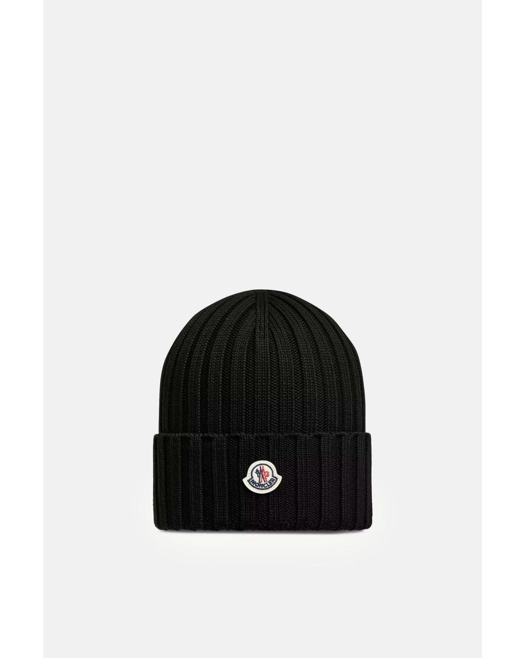 Moncler Black Archive Logo Hat