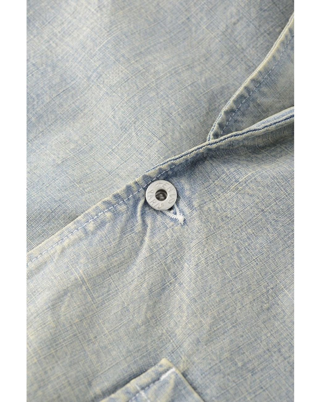 KENZO Blue Denim Blazer Jacket for men