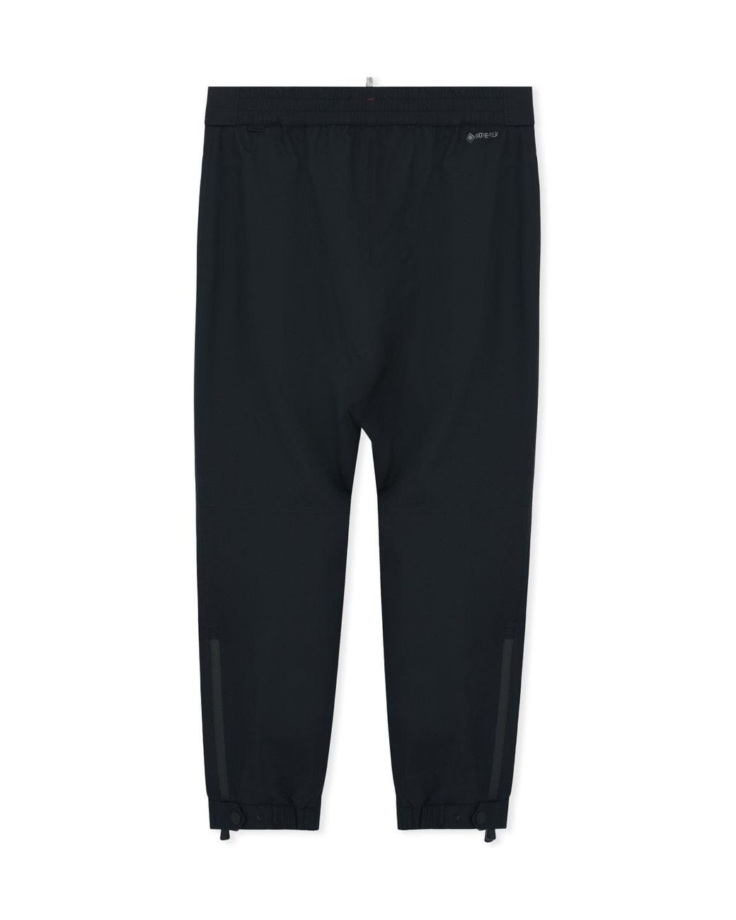 Moncler Black Cuffed Tech Trousers for men