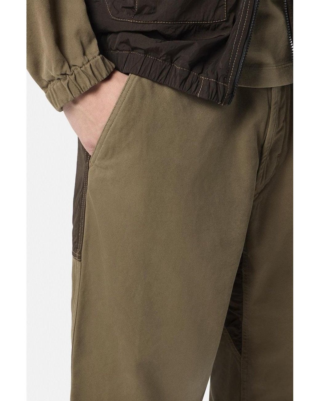 Stone Island Green Cotton 3100060 Trousers for men