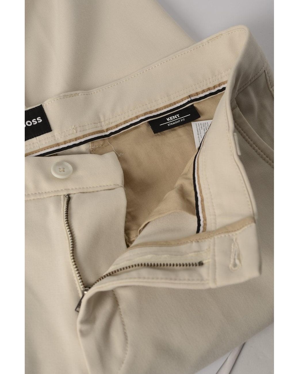 Boss White H Kent Trousers for men