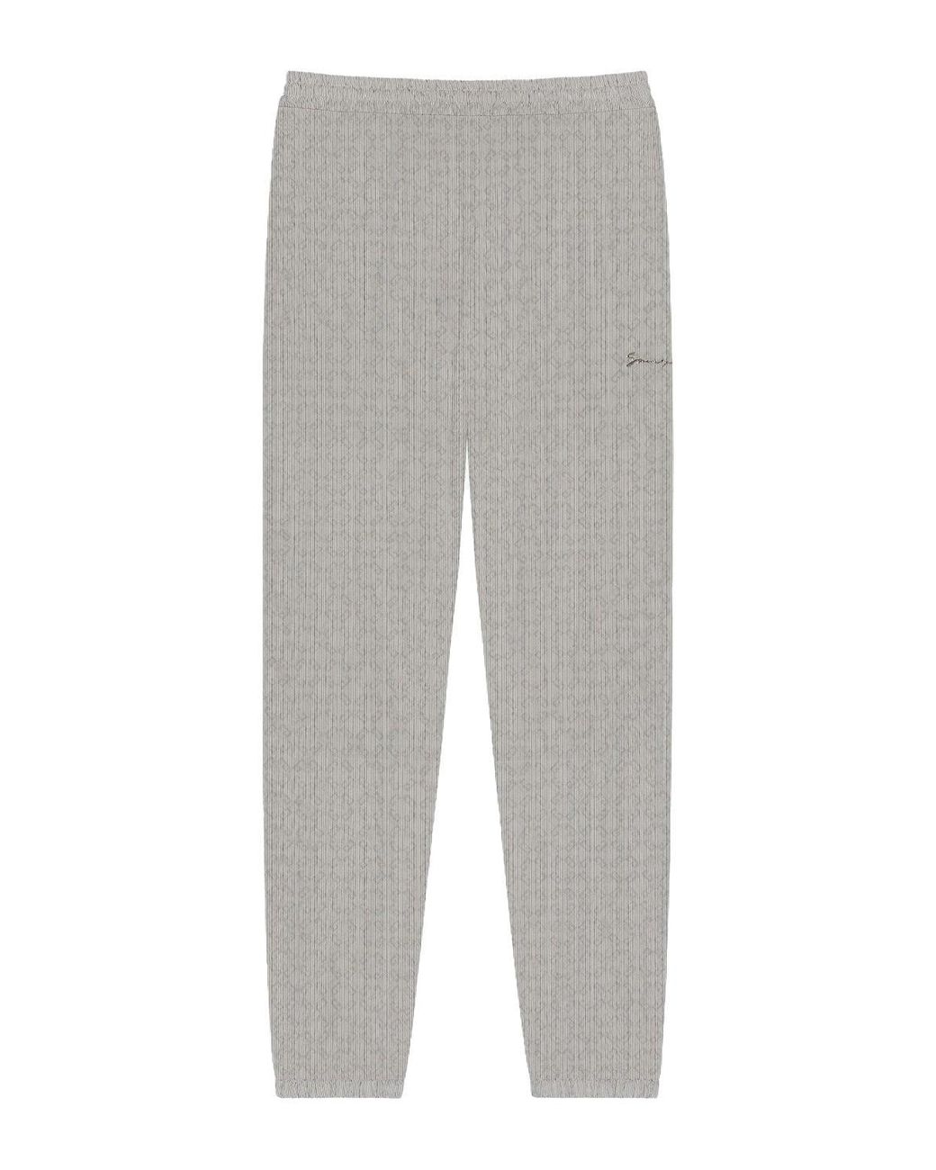 Givenchy Gray Monogram Track Pants for men
