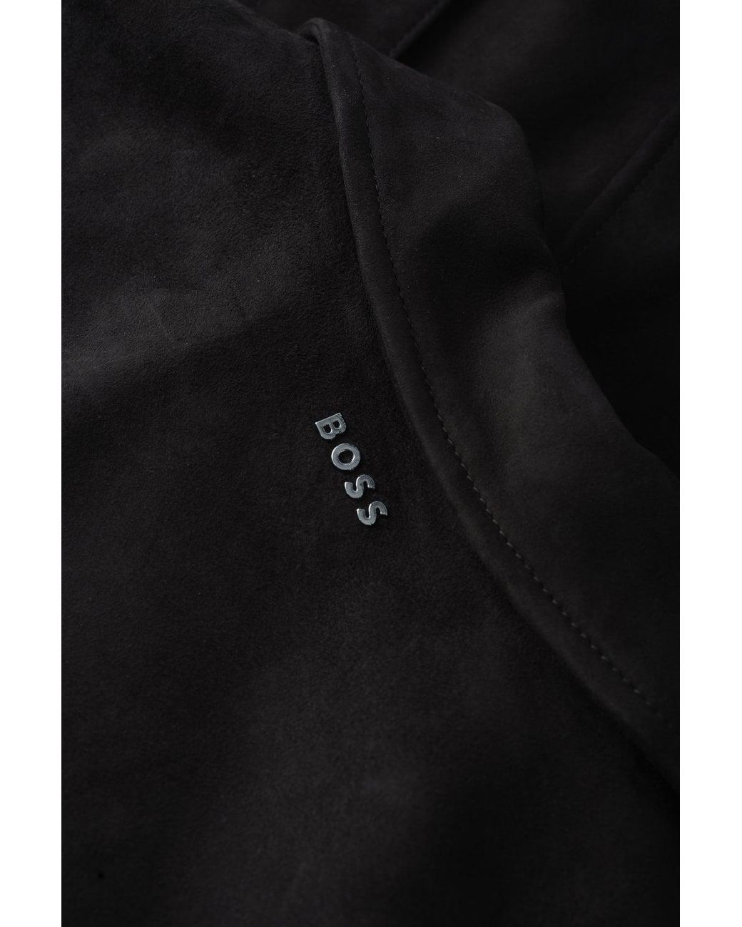 Boss Black C Merak 1 Leather Jacket for men