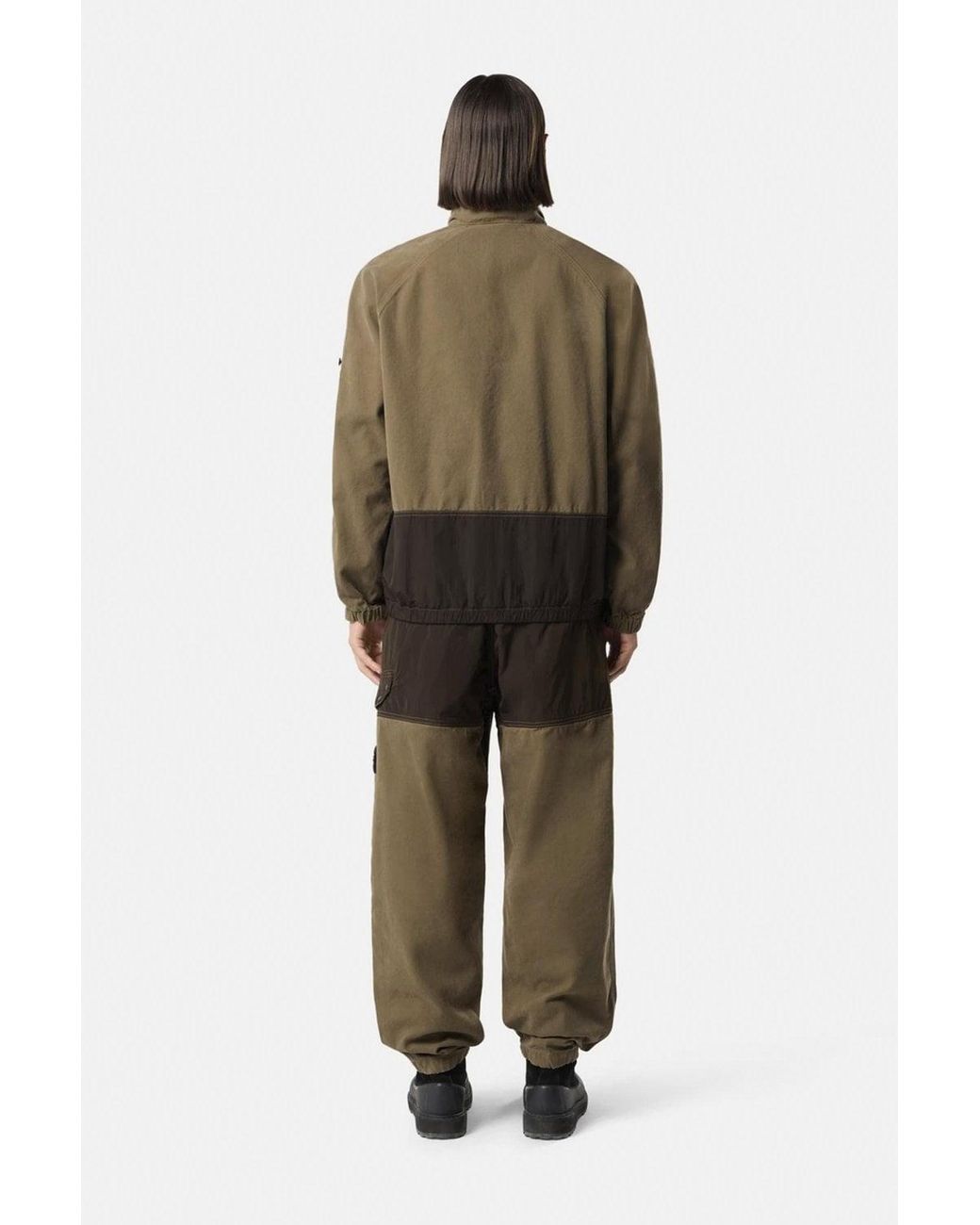 Stone Island Green Cotton 3100060 Trousers for men